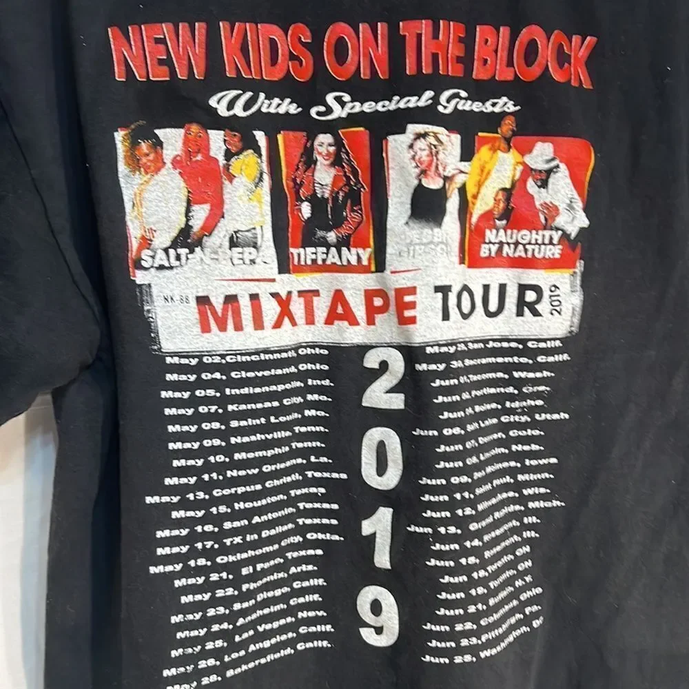 New kids‎ on the block tour shirt